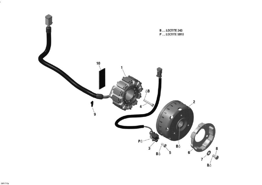 Snowmobile lynx  -  - 600 E-tec / Magneto - 600 E-tec