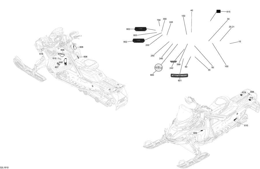    -  Xtrim - 600ho E-tec / Decals Xtrim - 600ho E-tec