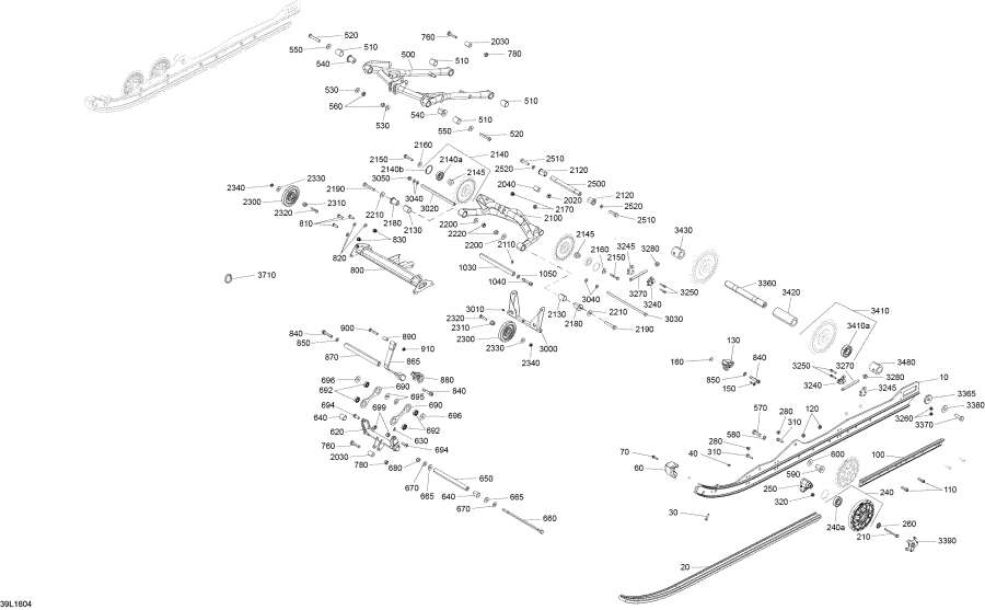Snow mobile lynx  -   Shocks Xtrim  850 E-tec