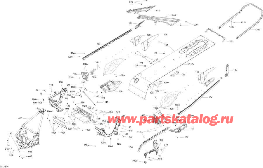 Snow mobile Lynx  -  Xtrim  850 E-tec - Frame Xtrim Engine 850 E-tec