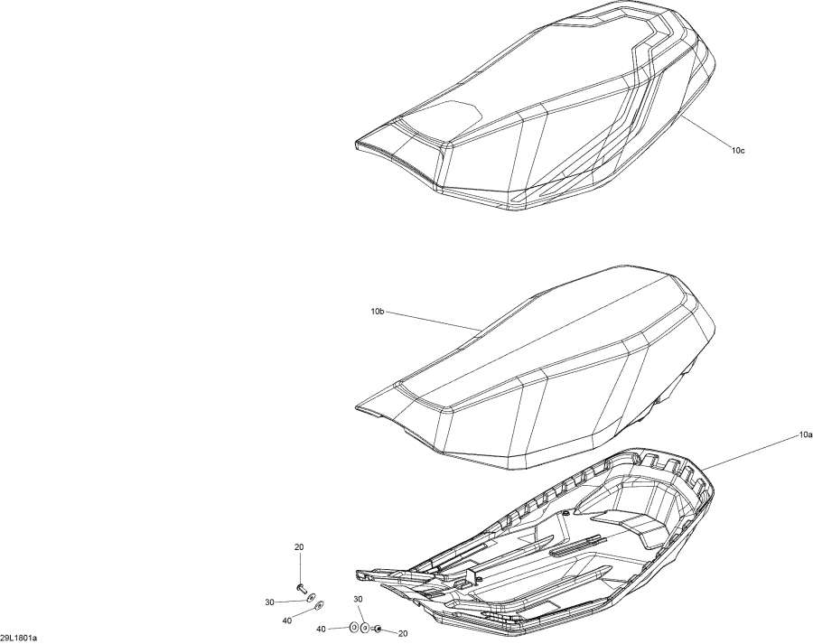 ��������� Lynx  - ����� Xtrim ��������� 850 E-tec,Seat Xtrim Engine 850 E-tec