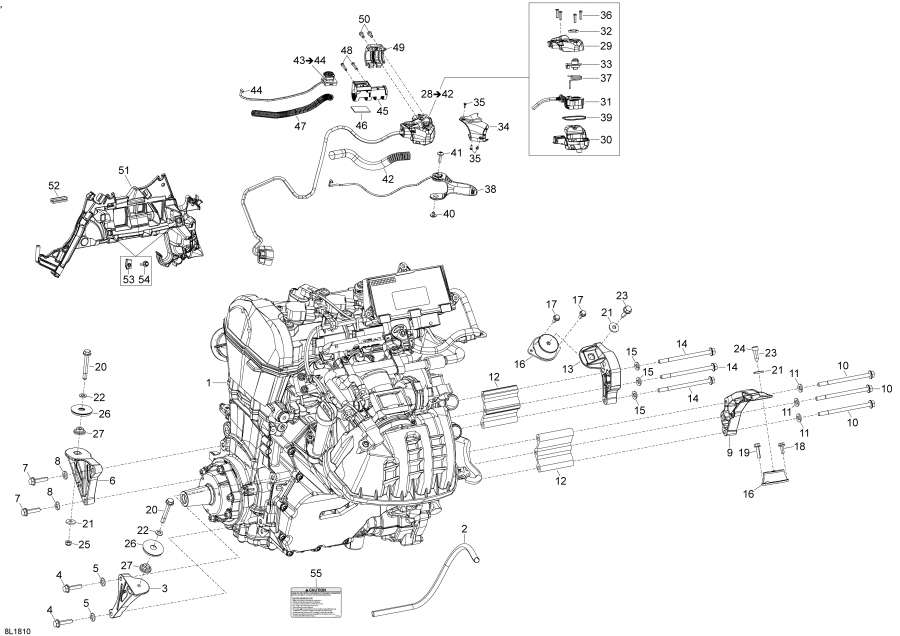 Snowmobiles Lynx  - Engine Xtrim - 900 Ace -  Xtrim - 900 Ace
