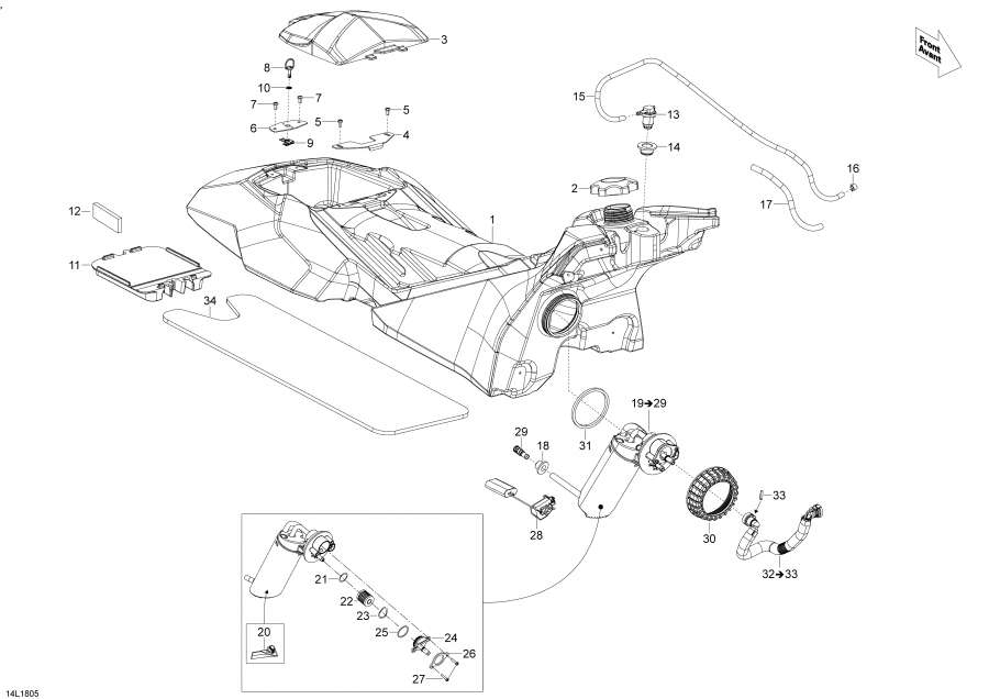 Snowmobiles lynx  - Fuel Xtrim Ace - Fuel Xtrim Ace