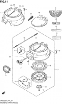 Magneto cover/recoil starter/silencer (  /   / )