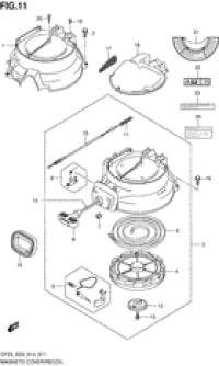 Magneto cover/recoil starter/silencer (  /   / )
