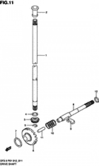 Drive shaft (  )