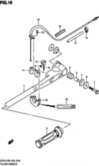 Tiller handle ()