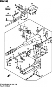 Tiller handle ()