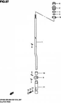 Clutch rod ( )