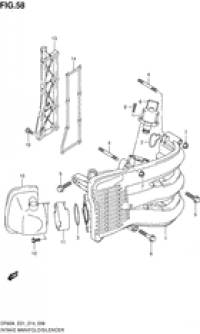 Intake manifold/silencer/exhaust cover (  /  /   )