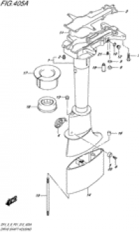 Drive shaft housing (  )