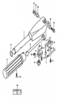 Tiller handle ()