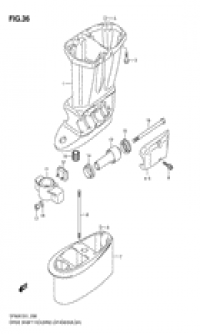 Drive shaft housing (  )