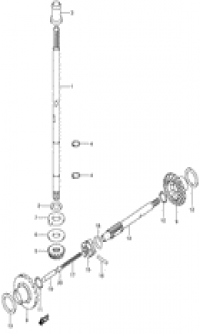 Drive shaft (  )