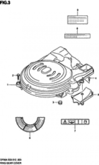 Ring gear cover (  )
