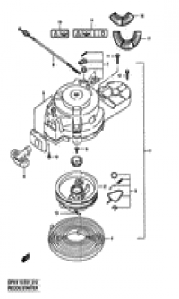 Recoil starter ( )