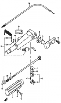 Tiller handle ()