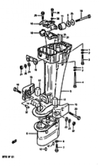 Driveshaft housing (  )