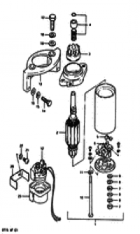 Starting motor ( )