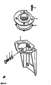 Upper oil seal housing (   )