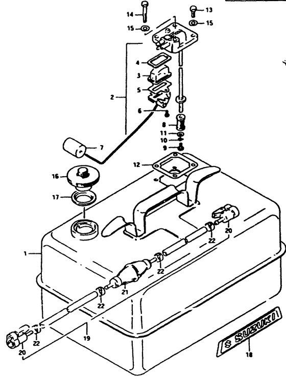 ��������, �� ��������� �����, SUZUKI , ��������� ��� 2 / Fuel tank 2