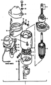 Starting motor ( )