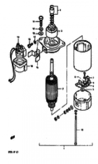 Starting motor ( )