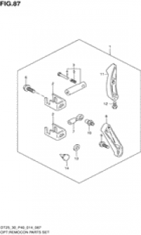 Opt:remocon parts set (:   )