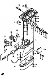 Driveshaft housing (  )