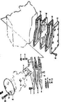 Inlet case - exhaust cover (���� case - ����� ��������� �����)