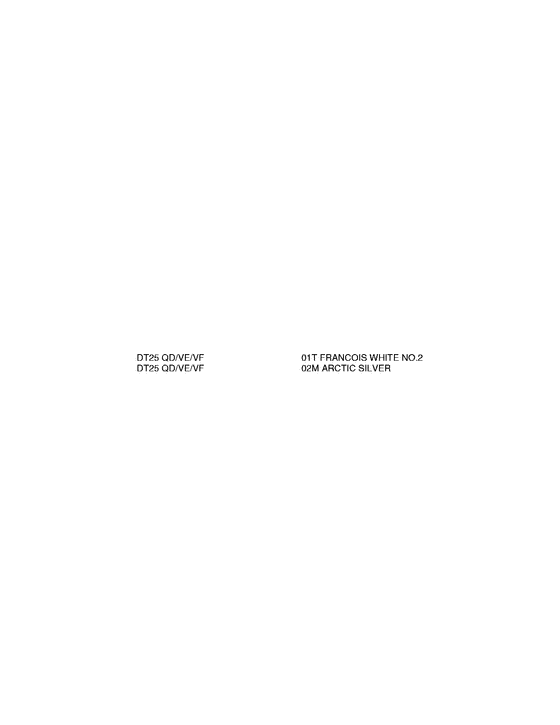 ��������� ��������, �� �������� �����, Suzuki , Color chart