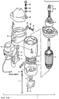 Starting motor ( )