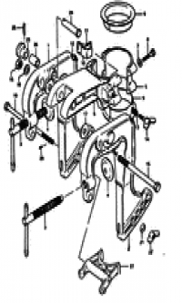 Clamp bracket / swivel bracket (  /  )