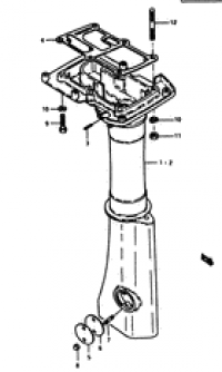 Driveshaft housing (  )