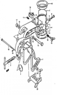Clamp bracket / swivel bracket 1 (  /   1)