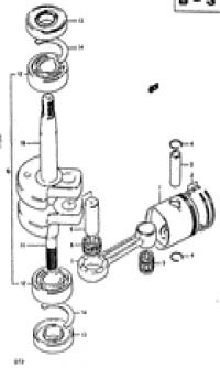 Piston / crankshaft ( / )