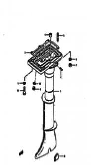 Drive shaft housing (  )