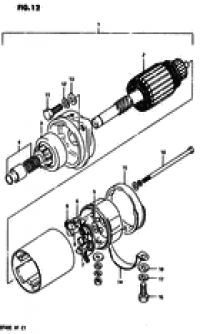 Starting motor ( )