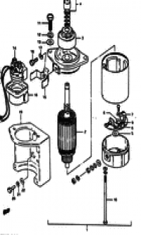 Starting motor ( )