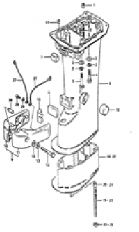 Driveshaft housing (  )