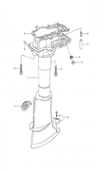 Drive shaft housing (  )