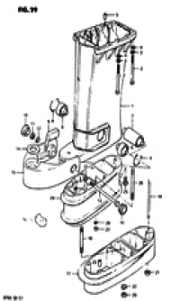 Driveshaft housing (  )