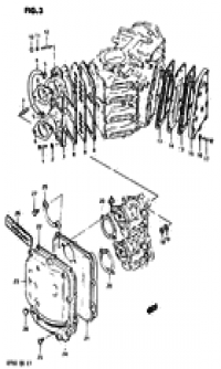 Inlet case / exhaust cover ( case /   )