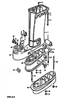 Driveshaft housing (  )