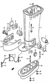 Driveshaft housing (  )