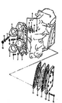 Inlet case/exhaust cover ( case /   )