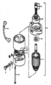 Starting motor ( )