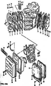 Inlet case / exhaust cover ( case /   )