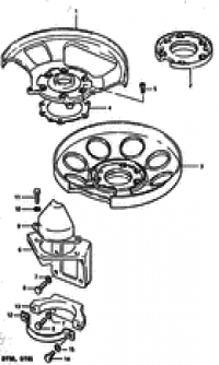 Upper oil seal housing (   )