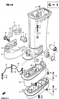 Driveshaft housing (  )